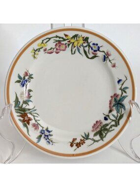 Syracuse China Matson Navigation Co Side Plate Floral 1950s Vintage Ceramic